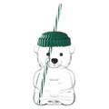 Bear-themed straw cup